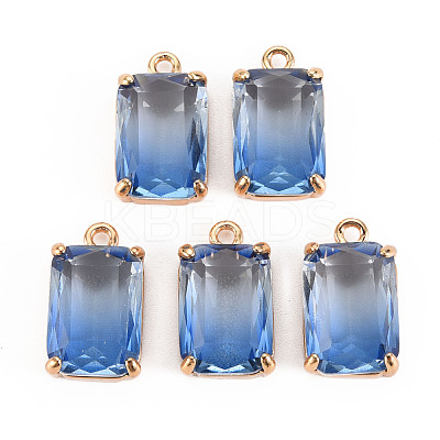 Gradient Color Glass Pendants GLAA-S193-008-A02-1