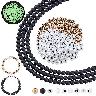 504Pcs Bead with Letter Kit for DIY Jewelry Making DIY-PH0005-52-1