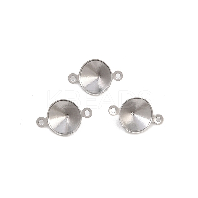 304 Stainless Steel Connector Charms STAS-B108-02P-01-1