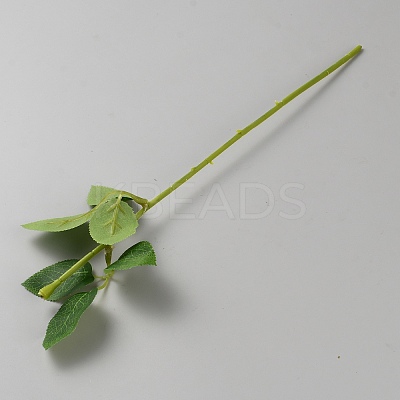 Plastic Leaf Poles AJEW-WH0542-043D-1