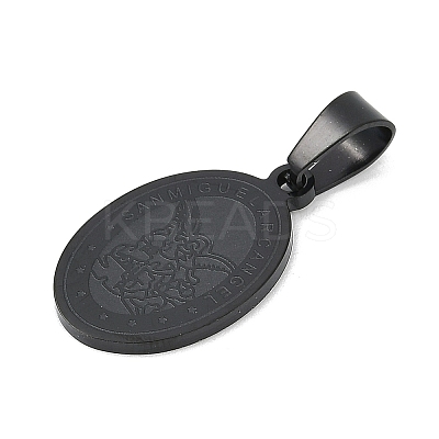 Ion Plating(IP) 304 Stainless Steel Pendants STAS-H356-07B-1