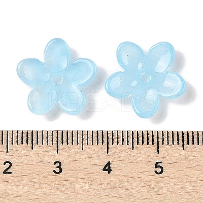 Transparent Spray Paint Glass Beads GLAA-Z011-07H-1