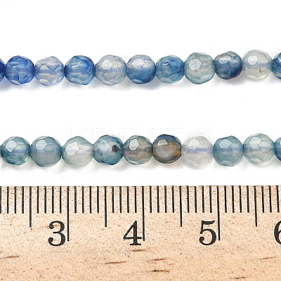 Natural Agate Beads Strands X-G-E469-12W-1