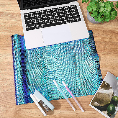 Laser PU Leather Fabric DIY-WH20032-57H-1