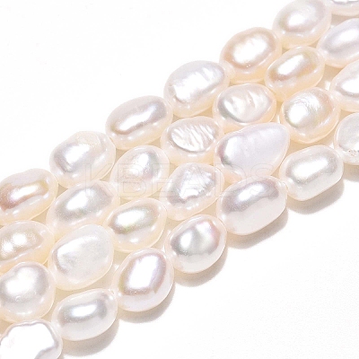 Natural Cultured Freshwater Pearl Beads Strands PEAR-N014-05F-01-1
