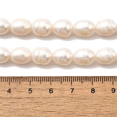 Natural Cultured Freshwater Pearl Beads Strands PEAR-I007-01E-01A-1