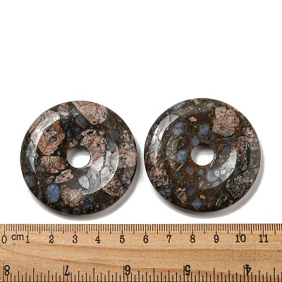 Natural Glaucophane Pendants G-P532-01A-05-1
