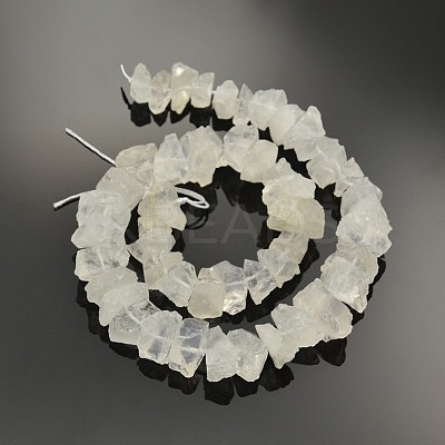 Natural Quartz Crystal Nuggets Beads Strands G-A139-B11-1