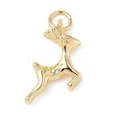Brass Charms ZIRC-I356-04G-04-1
