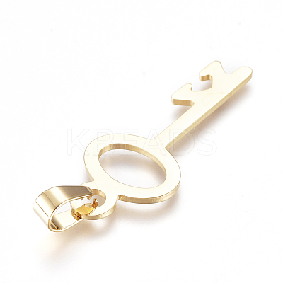 PVD Vacuum Plating 304 Stainless Steel Pendants STAS-F239-17G-1