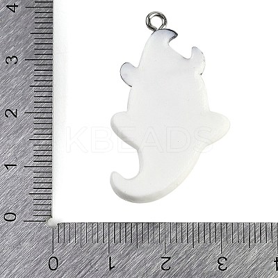 Halloween Theme Resin Pendants RESI-M046-01J-1