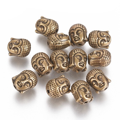 Tibetan Style Alloy Beads TIBEB-60542-AB-FF-1