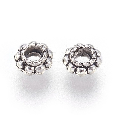 Tibetan Style Alloy Spacer Beads LS-LF1565Y-1