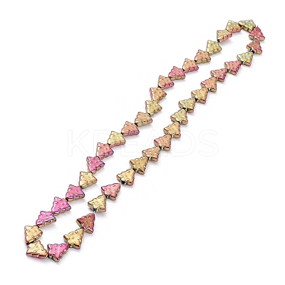 Electroplate Glass Bead Strands EGLA-C002-FP01-1