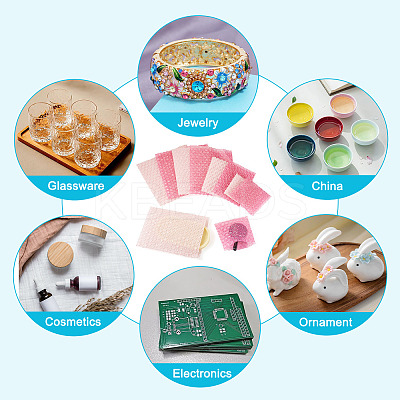 40Pcs 8 Styles PE Foam Pouches PE-TA0001-02-1