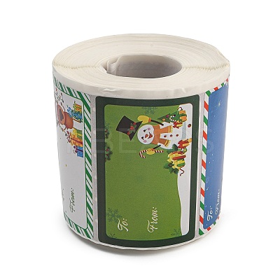Christmas Theme Cartoon Paper Stickers STIC-P013-07D-1
