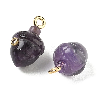 Natural Amethyst Pendants GG-CBA105B-04L-G-1