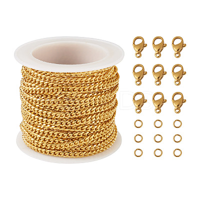 DIY Chain Bracelet Necklace Making Kit DIY-PJ0001-37-1
