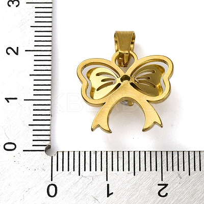 304 Stainless Steel Diamond Pendant LS-STAS-U018-01G-1-1