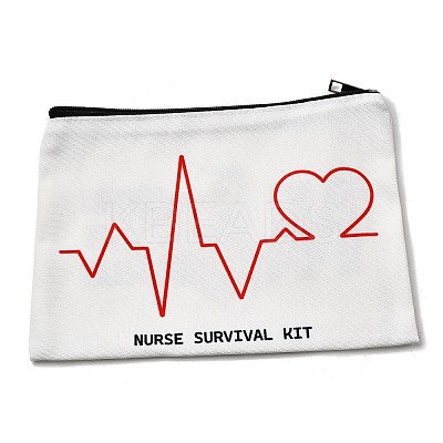 Double Printed Canvas Cloth Cosmetic Bags AJEW-XCP0003-33-1