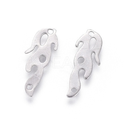 Non-Tarnish 201 Stainless Steel Filigree Joiners Links STAS-F231-082P-1