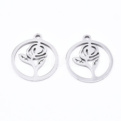 Non-Tarnish Valentine's Day 201 Stainless Steel Pendants LS-STAS-T044-204P-1