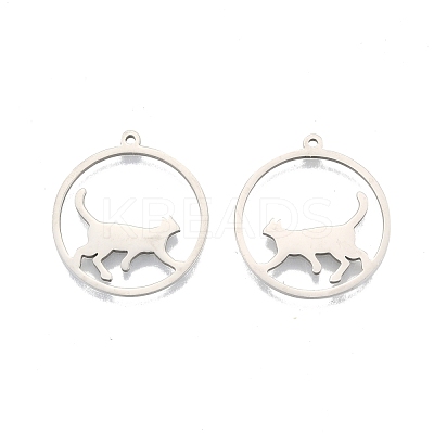 Non-Tarnish 201 Stainless Steel Pendants STAS-N098-098P-1