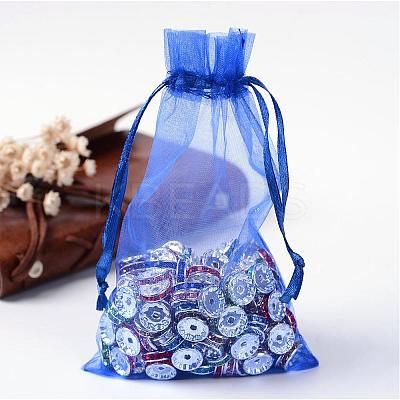 Organza Gift Bags with Drawstring X-OP-R016-10x15cm-10-1