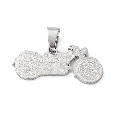 Non-Tarnish 201 Stainless Steel Pendants LS-STAS-D041-15P-1