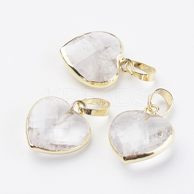 Natural Gemstone Pendants G-G737-14-1