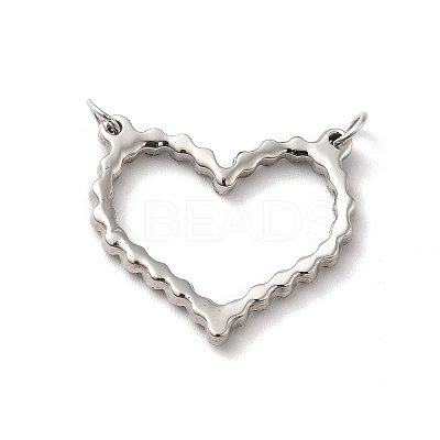 Tarnish Resistant 304 Stainless Steel Connector Charms STAS-M311-15P-1