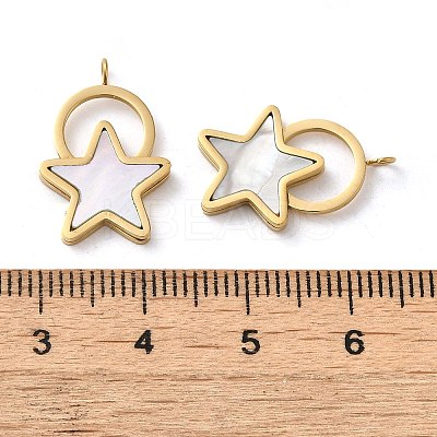 304 Stainless Steel Pendants STAS-L022-298G-1