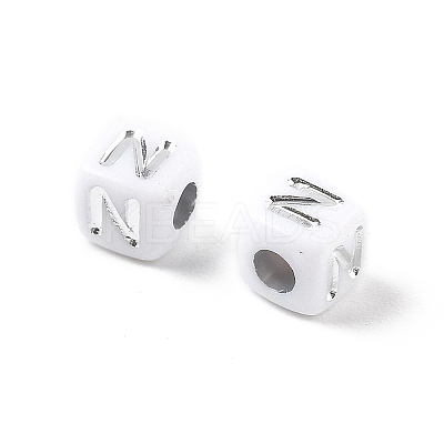 Opaque Acrylic Beads OACR-D282-06N-1