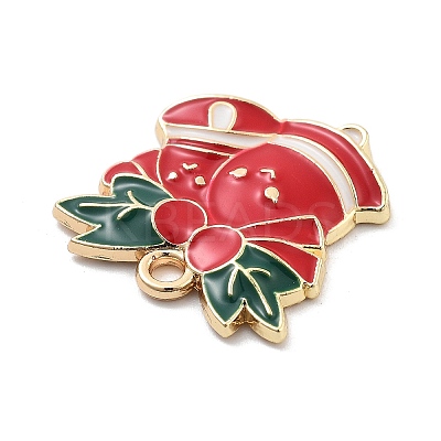 Christmas Theme Alloy Enamel Pendants ENAM-D060-04C-1