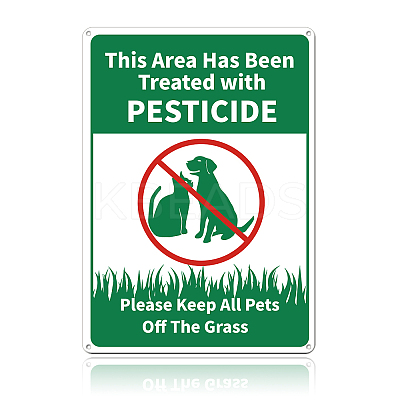 UV Protected & Waterproof Aluminum Warning Signs AJEW-WH0111-H11-1