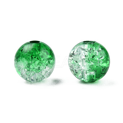 Transparent Crackle Acrylic Beads LS-CACR-N002-22-1