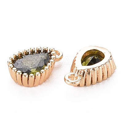 Brass Inlaid Cubic Zirconia Charms KK-S356-771I-1