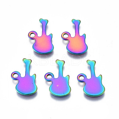 Ion Plating(IP) 201 Stainless Steel Charms STAS-S119-144-1