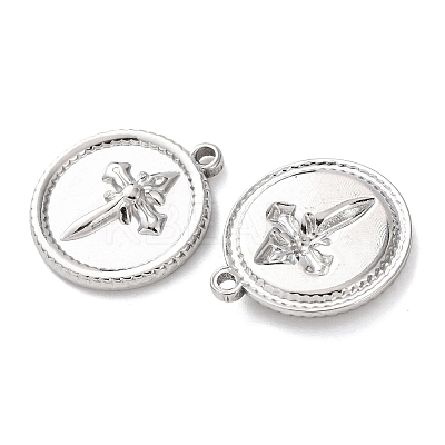 304 Stainless Steel Pendants STAS-P432-01F-P-1