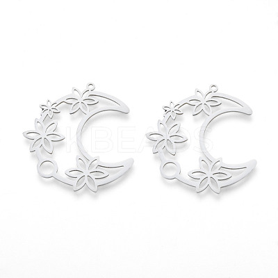 Non-Tarnish 201 Stainless Steel Pendants STAS-N090-LA981-1-1