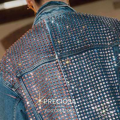 Preciosa® Crystal Hotfix Flatback Stones Y-PRC-HSS8-00530-1