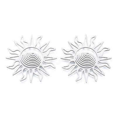 Non-Tarnish 201 Stainless Steel Filigree Joiners STAS-N090-LA950-1-1