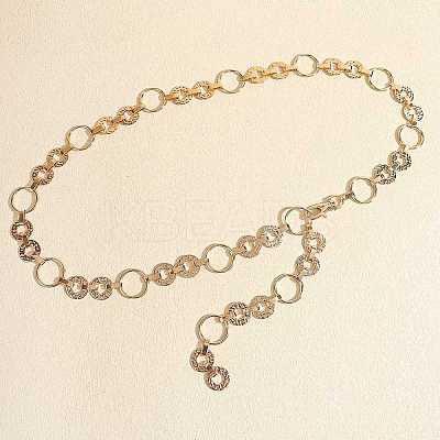 Alloy Ring Link Chain Waist Belly Chains for Women FS-WGC2DCA-01-1