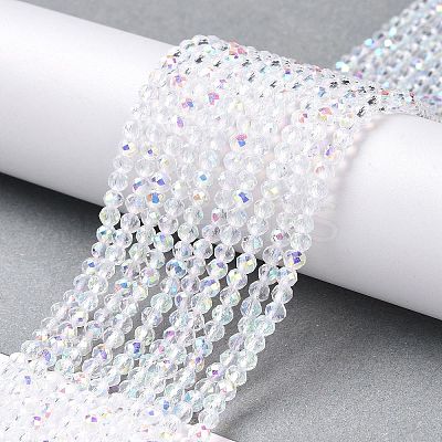 Electroplate Glass Beads Strands LS-GLAA-H021-01B-AB01-1