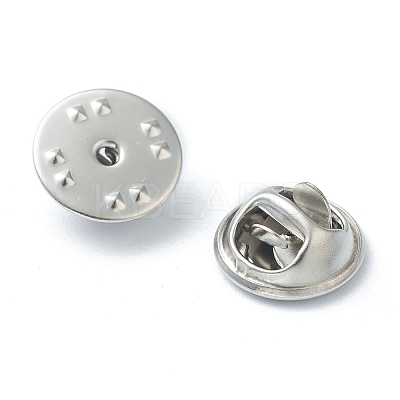 Non-Tarnish 304 Stainless Steel Butterfly Clutches Pin Backs STAS-H149-36P-1