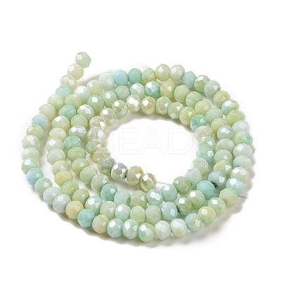 Ombre Effect Dyed Glass Beads Strands X-GLAA-C023-02-C13-1