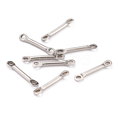 Tarnish Resistant 201 Stainless Steel Links Connectors STAS-B011-01C-P-1