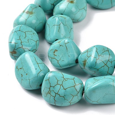 Synthetic Turquoise Beads Strands TURQ-G506-2-1