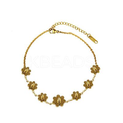 Stainless Steel Charms Anklets WG148E2-09-1