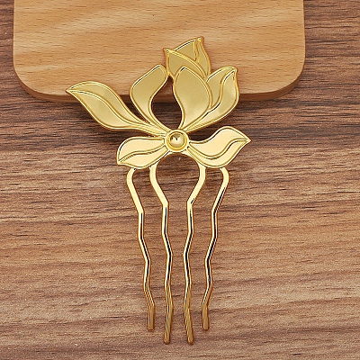 Alloy Hair Comb Findings PW-WG20F5C-02-1